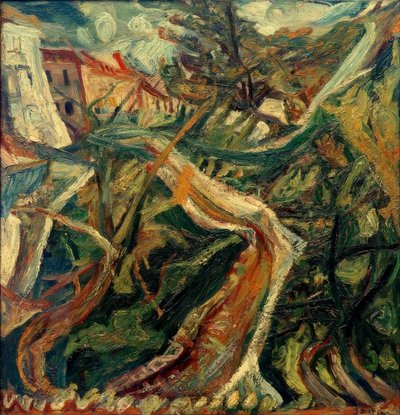 Ch. Soutine, Il Chemin de la fontaine des Tins a Céret da Chaim Soutine